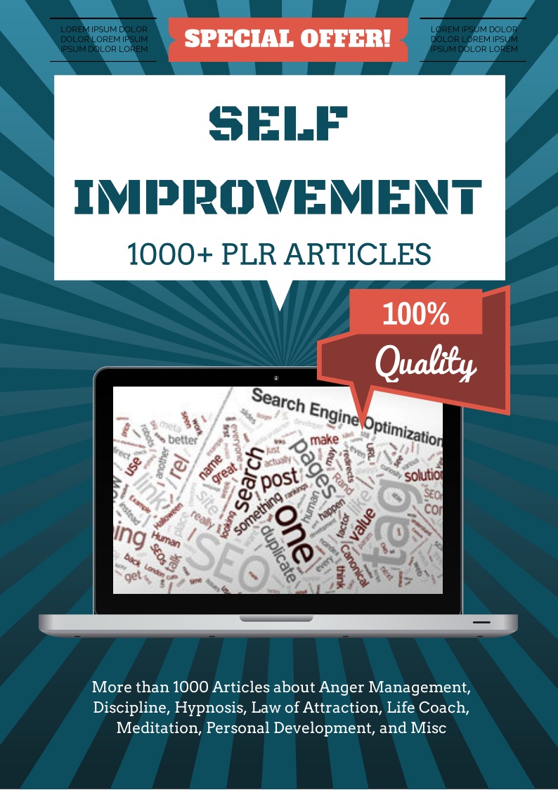 High Quality Self Improvement PLR Articles Package - Payhip
