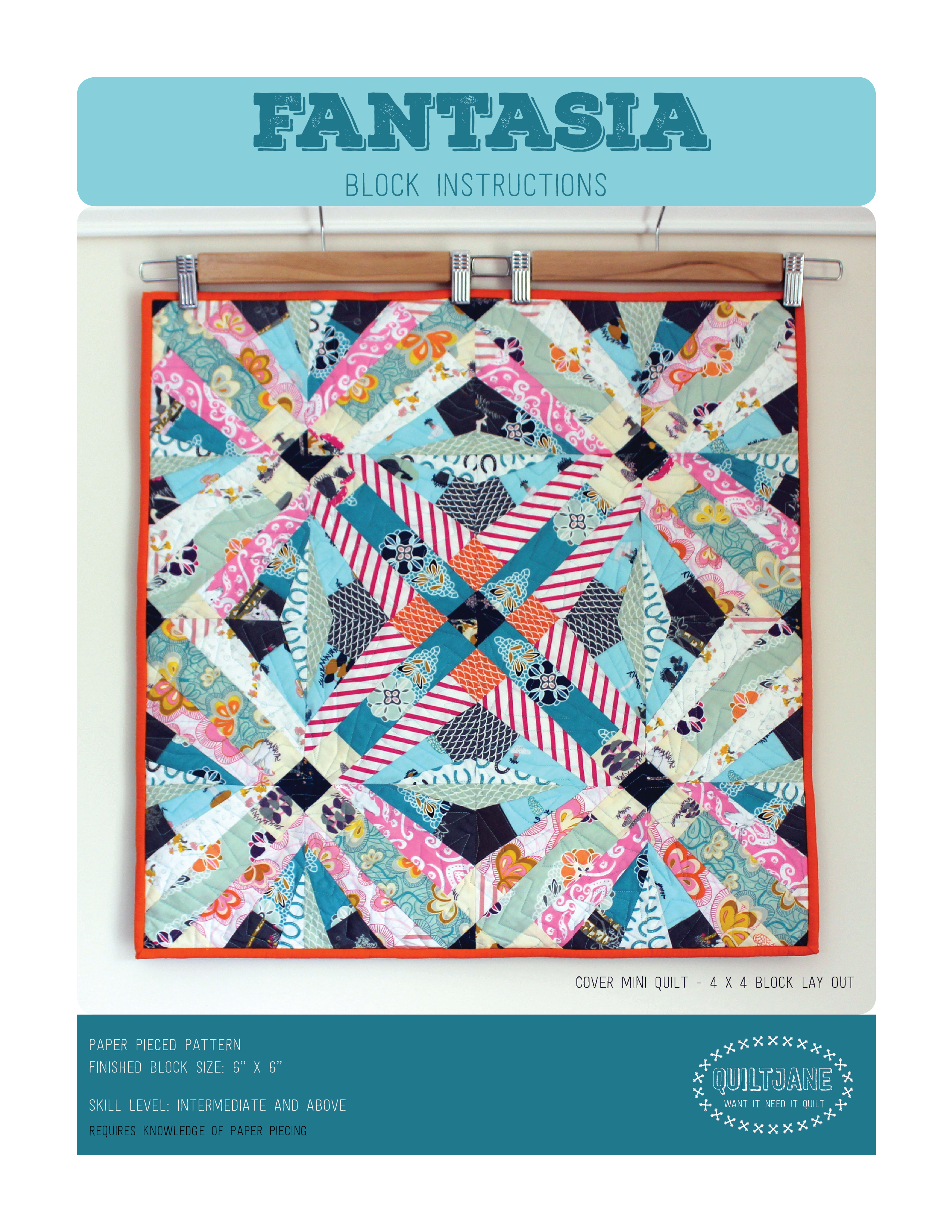 Fantasy Pattern Blocks Fantasia Block - Paper Pieced Digital Pattern - Payhip